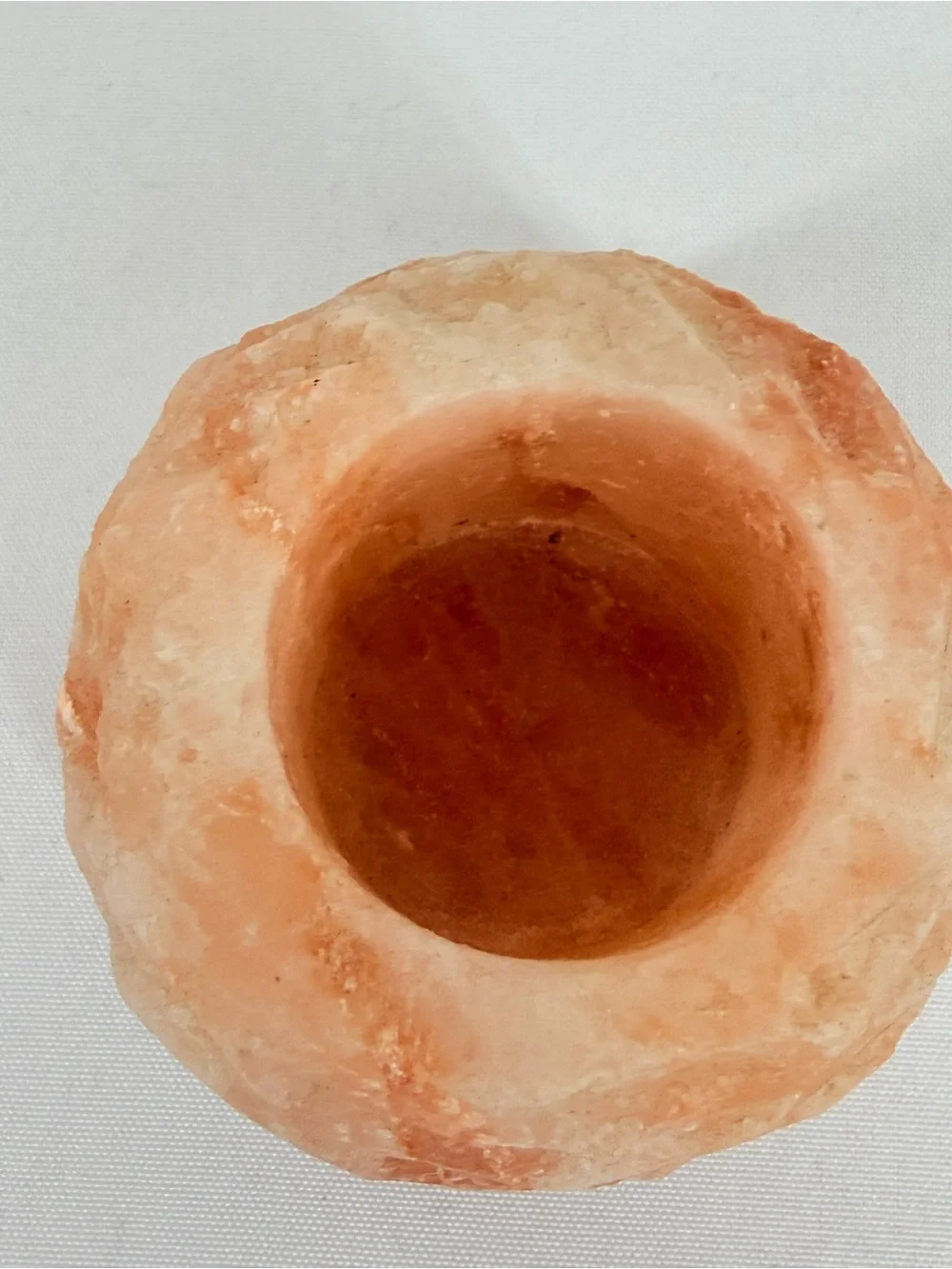 Himalayan salt tea light holder